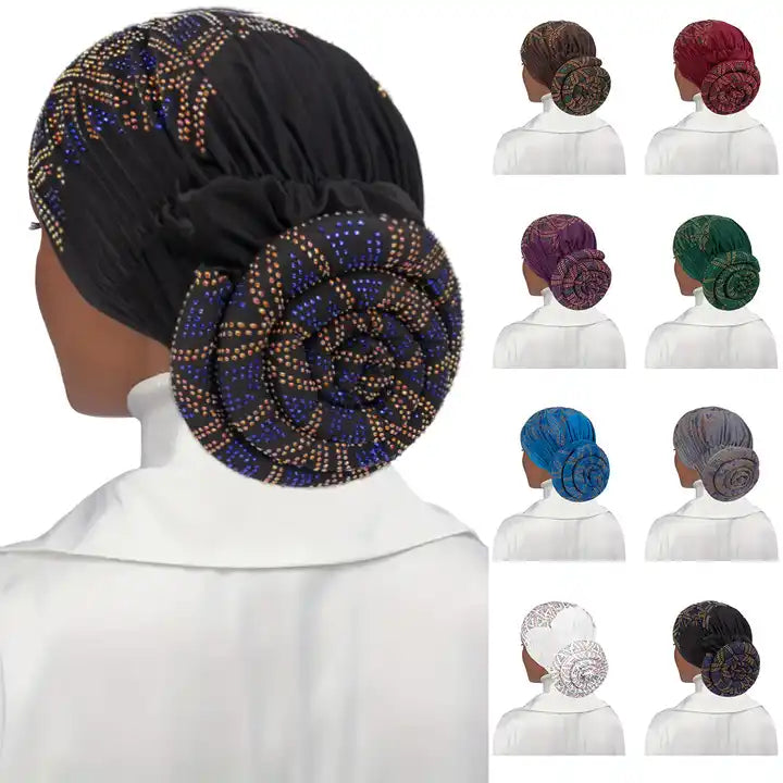 Dazzle Pre-Knotted Turban Wrap